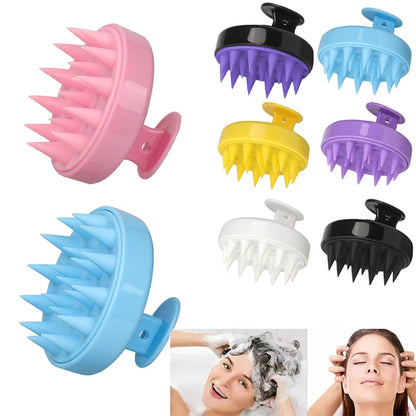 Brosse Massage Cuir Chevelu en Silicone – Stimule la Pousse & Nettoie | VELŌU