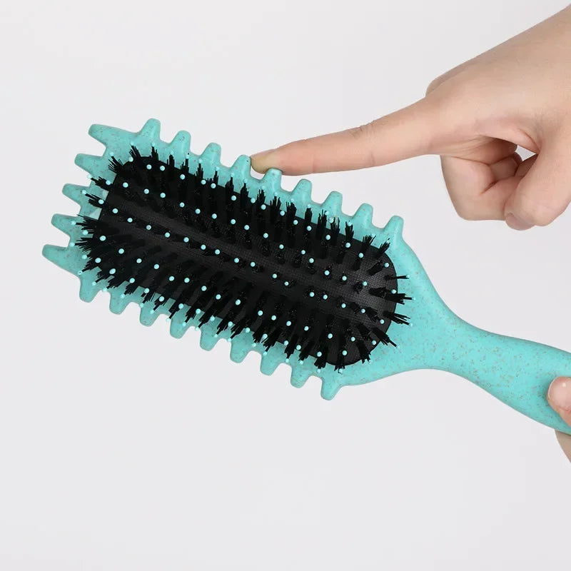 Brosse de Coiffage Curly – Démêlage Doux & Définition Boucles | VELŌU