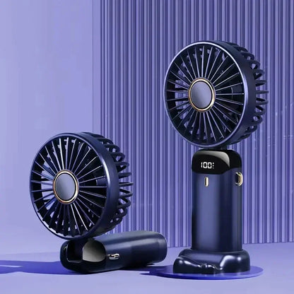 Mini Ventilateur Portable Rechargeable – Affichage LED & Aromathérapie | VELŌU