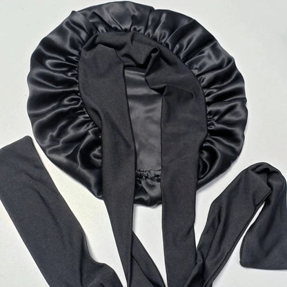 Bonnet de Nuit en Soie de Mûrier 22 Mommes – Collection Luxe | VELŌU