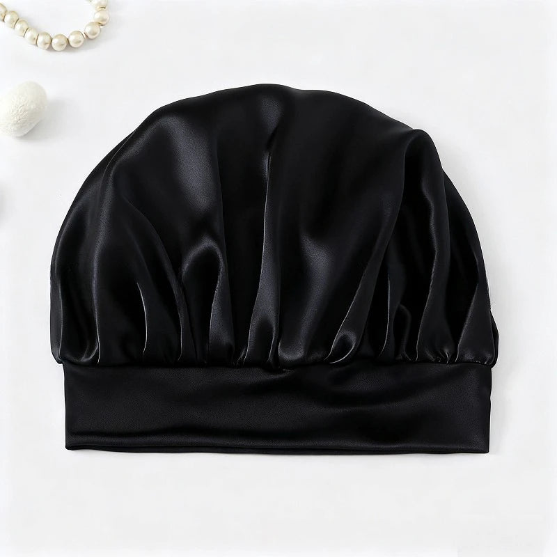 Bonnet de Nuit Enfant en Soie de Mûrier 100% – Cheveux Bouclés | VELŌU France