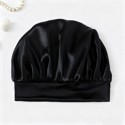 Bonnet de Nuit Enfant en Soie de Mûrier 100% – Cheveux Bouclés | VELŌU France