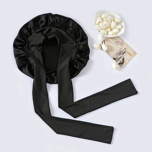 Bonnet de Nuit en Soie de Mûrier – Protection Capillaire Premium | VELŌU
