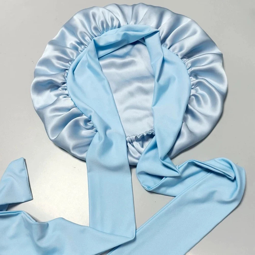 Bonnet de Nuit en Soie de Mûrier 22 Mommes – Collection Luxe | VELŌU