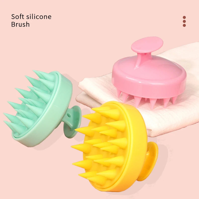 Brosse Massage Cuir Chevelu en Silicone – Stimule la Pousse & Nettoie | VELŌU