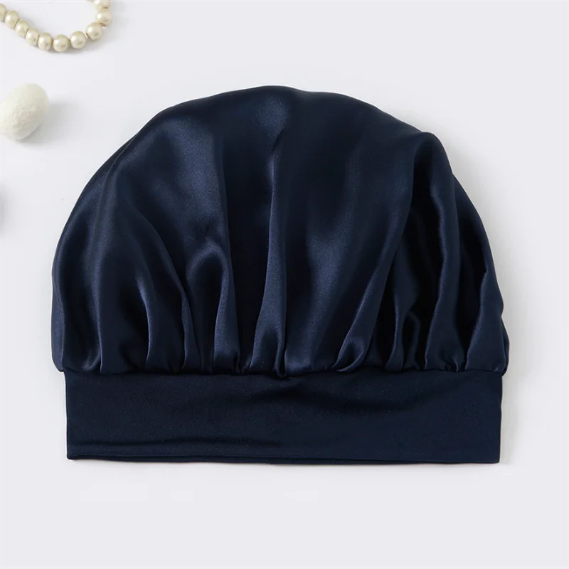 Bonnet de Nuit Enfant en Soie de Mûrier 100% – Cheveux Bouclés | VELŌU France