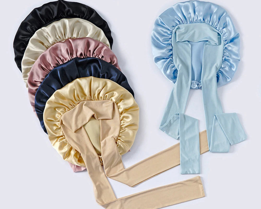 Bonnet de Nuit en Soie de Mûrier – Protection Capillaire Premium | VELŌU