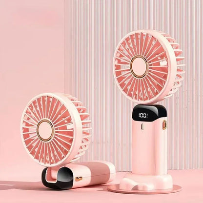 Mini Ventilateur Portable Rechargeable – Affichage LED & Aromathérapie | VELŌU