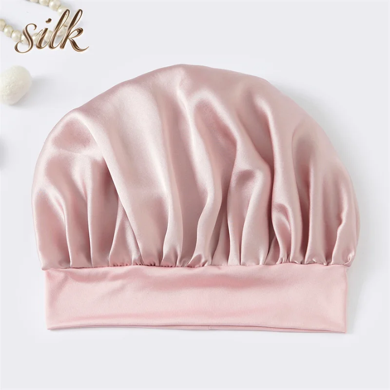 Bonnet de Nuit Enfant en Soie de Mûrier 100% – Cheveux Bouclés | VELŌU France