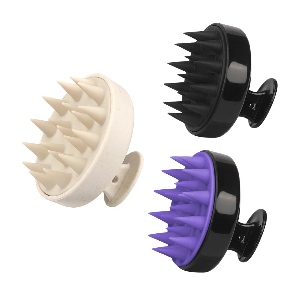 Brosse Massage Cuir Chevelu en Silicone – Stimule la Pousse & Nettoie | VELŌU