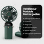 Mini Ventilateur Portable Rechargeable – Affichage LED & Aromathérapie | VELŌU